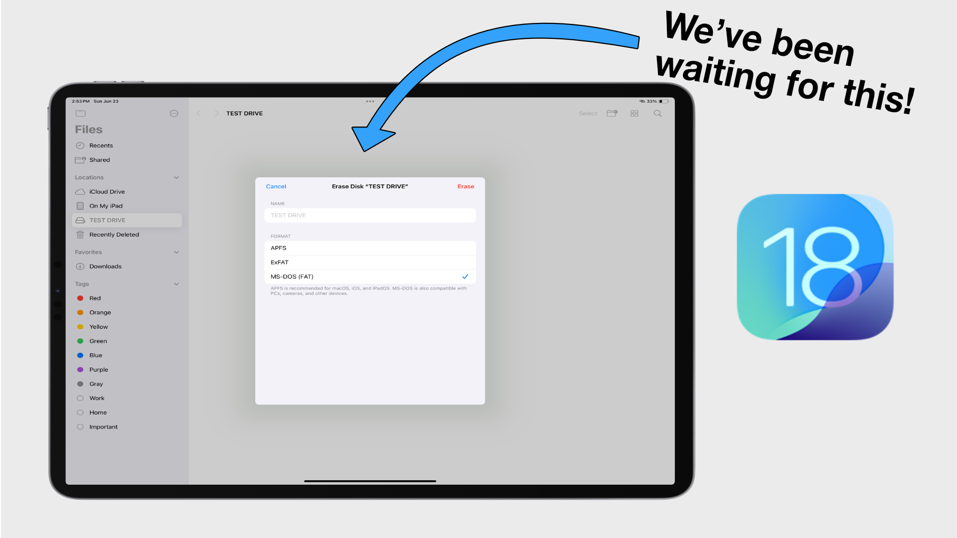 iPadOS 18 FINALLY Adds the Ability To Format External Storage [VIDEO]
