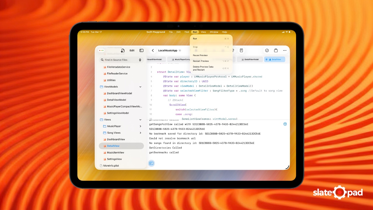 Swift Playground for iPad Updated with iOS 26 SDK and Liquid Glass
